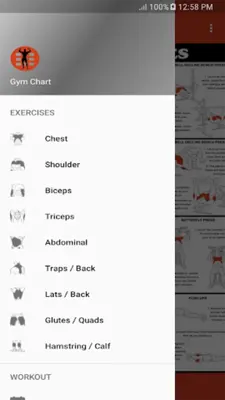 Gym Chart Offline android App screenshot 3